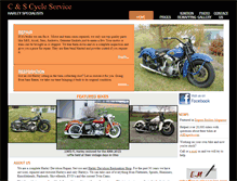 Tablet Screenshot of cscycleservice.com